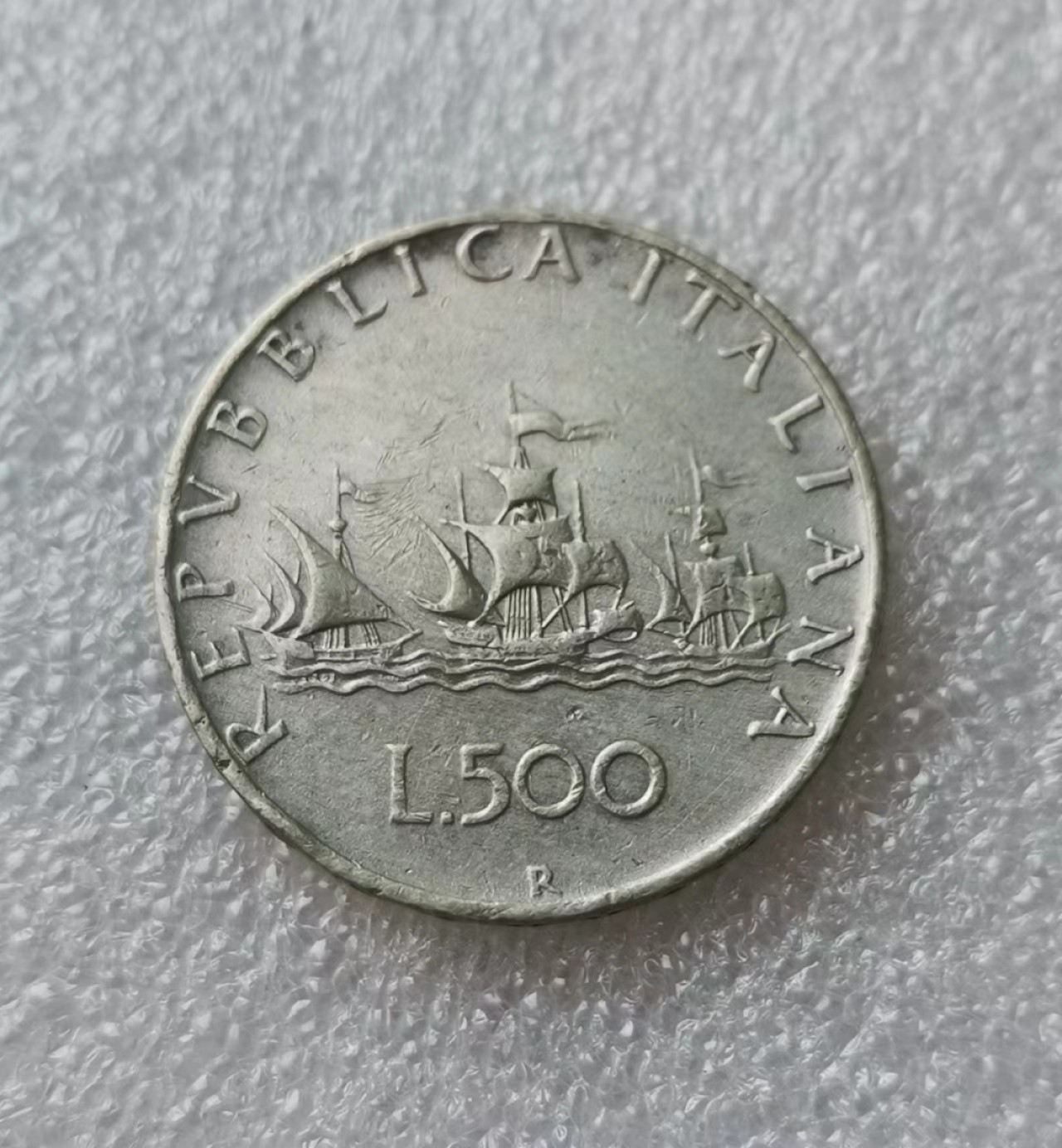 瓶子🏺第44期拍卖会 意大利1960年500里拉帆船美女银币