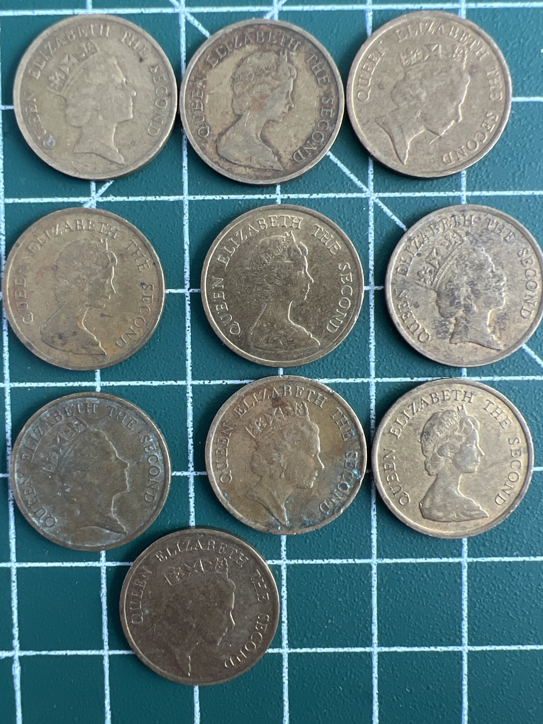 泡泡堂第五场 世界硬币专场，价格美丽（全场20包邮） 香港女王一毫十个