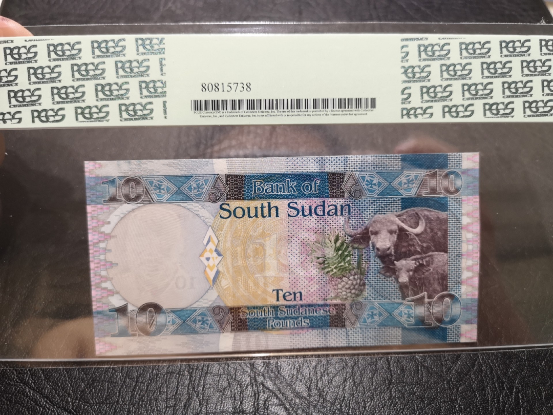 《外钞收藏家》第一百八十四期拍卖 2011年南苏丹10镑 PCGS绿标