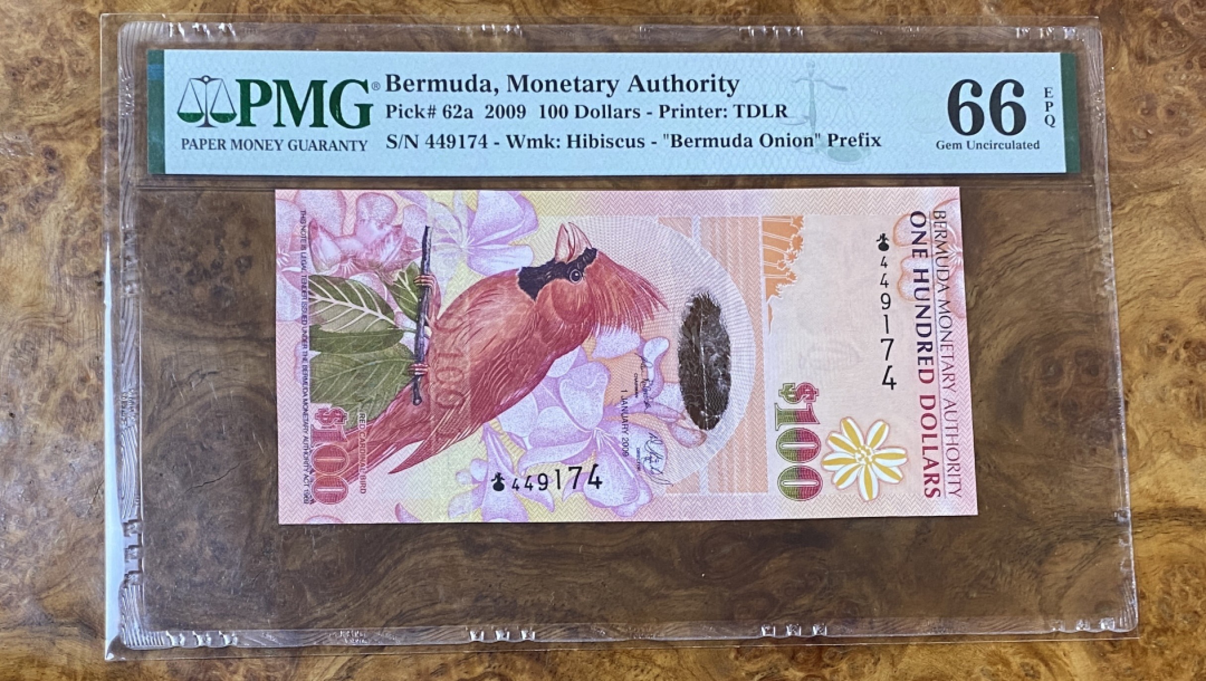 Chase Auction 第14期 - - 中外钱币、纪念钞、民国钞联拍（增加若干拍品） 2009年百慕大100元，首发洋葱冠，PMG66分！