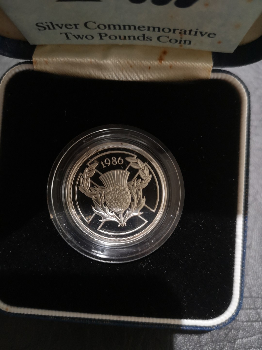 《外钞收藏家》第一百八十四期拍卖 1986年英国2镑 二十三届英联邦运动会纪念银币