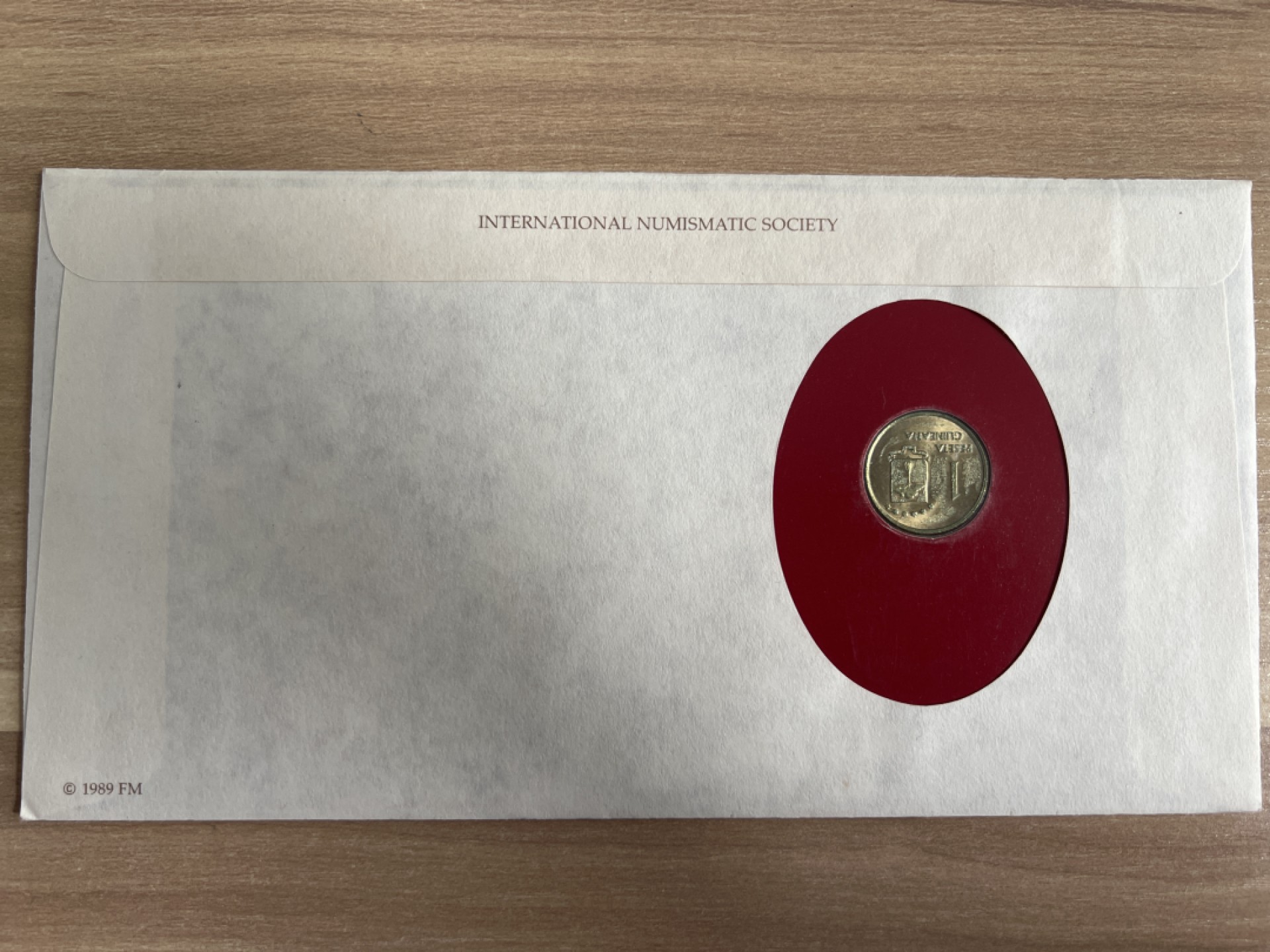 泡泡堂第七期 世界硬币邮票专场（全场20包邮） 几内亚1969年邮币封