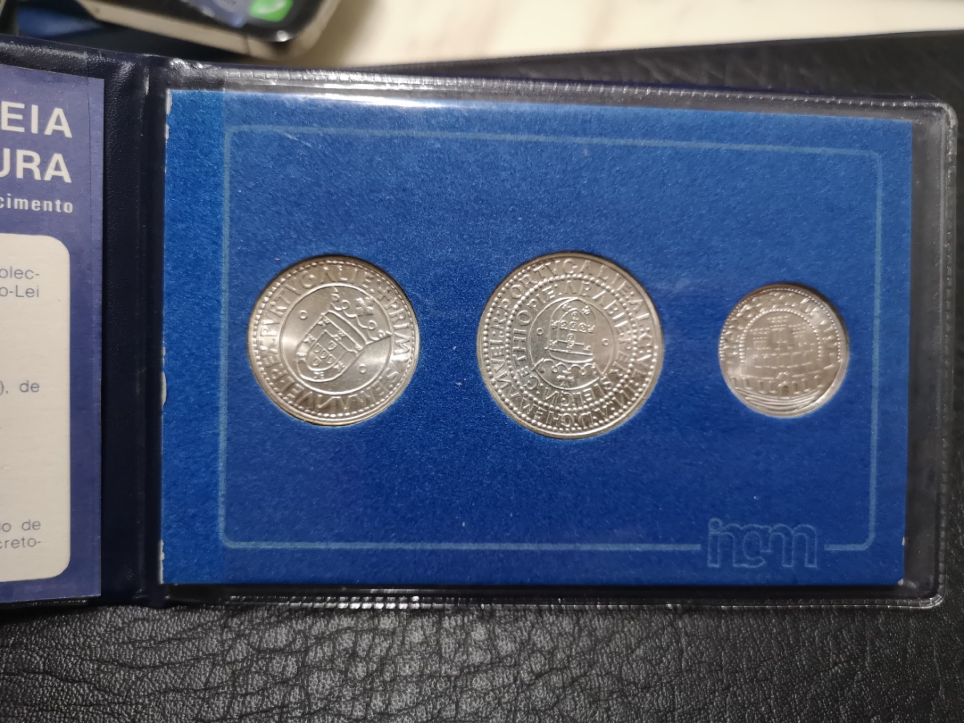 《外钞收藏家》第一百八十四期拍卖 1983年葡萄牙欧洲博览会银币3枚一套 原盒原证