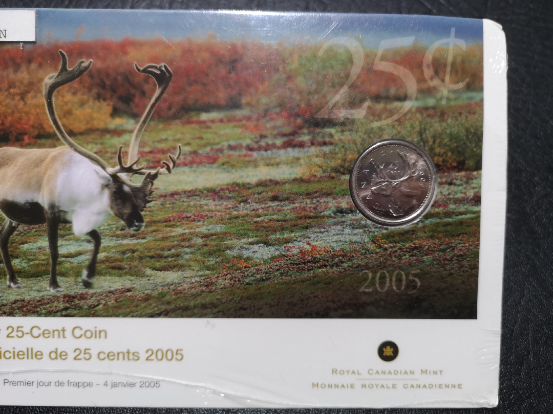 《外钞收藏家》第一百八十四期拍卖 2005年加拿大25分女王硬币+1993年新西兰5元 女王加冕40周年纪念币