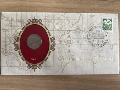 泡泡堂第七期 世界硬币邮票专场（全场20包邮） - 意大利1941年二战邮币封