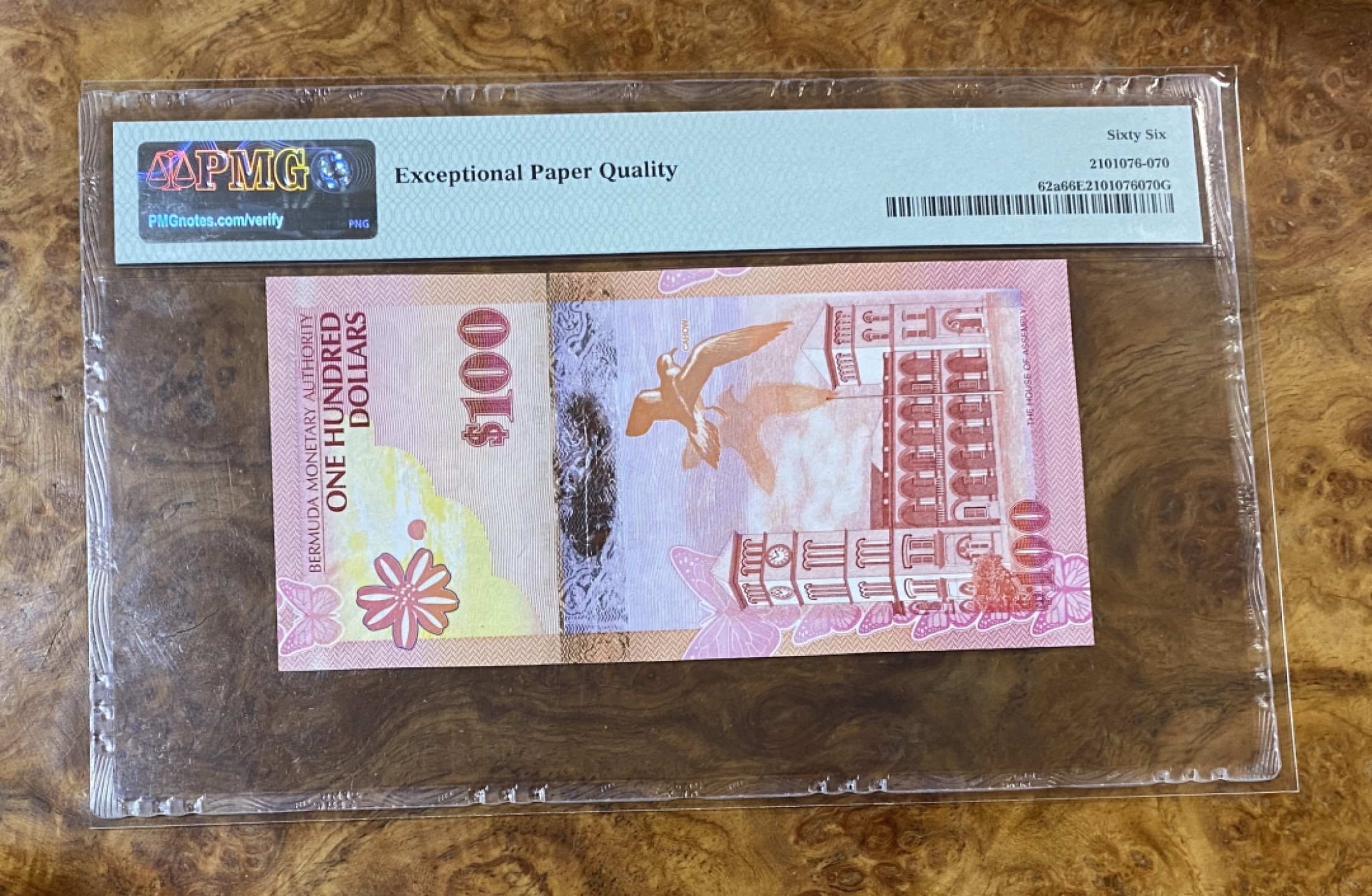 Chase Auction 第14期 - - 中外钱币、纪念钞、民国钞联拍（增加若干拍品） 2009年百慕大100元，首发洋葱冠，PMG66分！