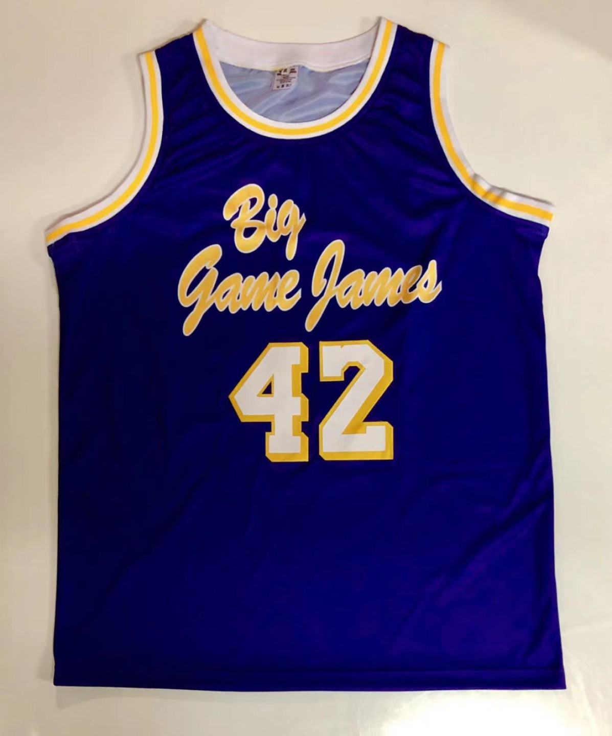 零元拍：湖人名宿，NBA50大巨星詹姆斯沃西亲笔签字球衣，美国Hit Parade 公司出品 签名球衣福盒系 steinercx认证认证证书。