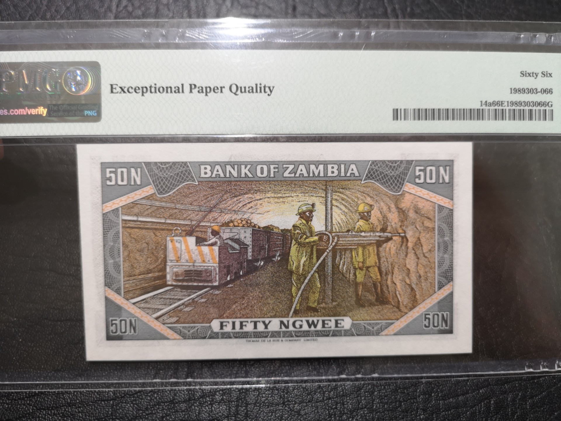 《外钞收藏家》第一百八十四期拍卖 1973年赞比亚50 PMG66 无47