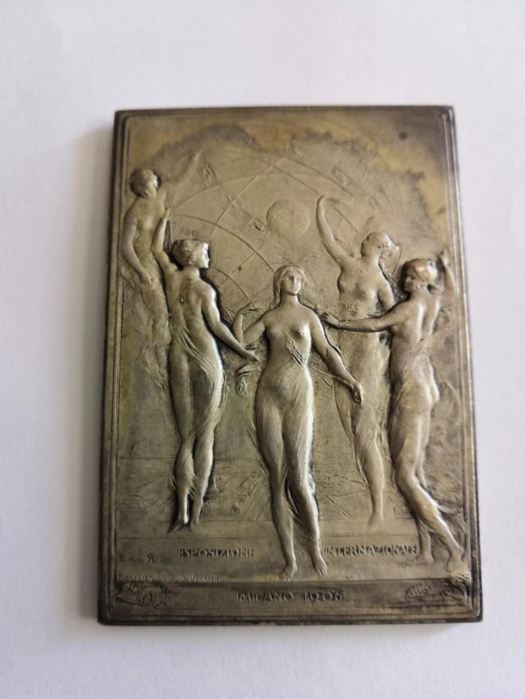 庆七一“白银”专场 1906年辛普朗铁路隧道银章