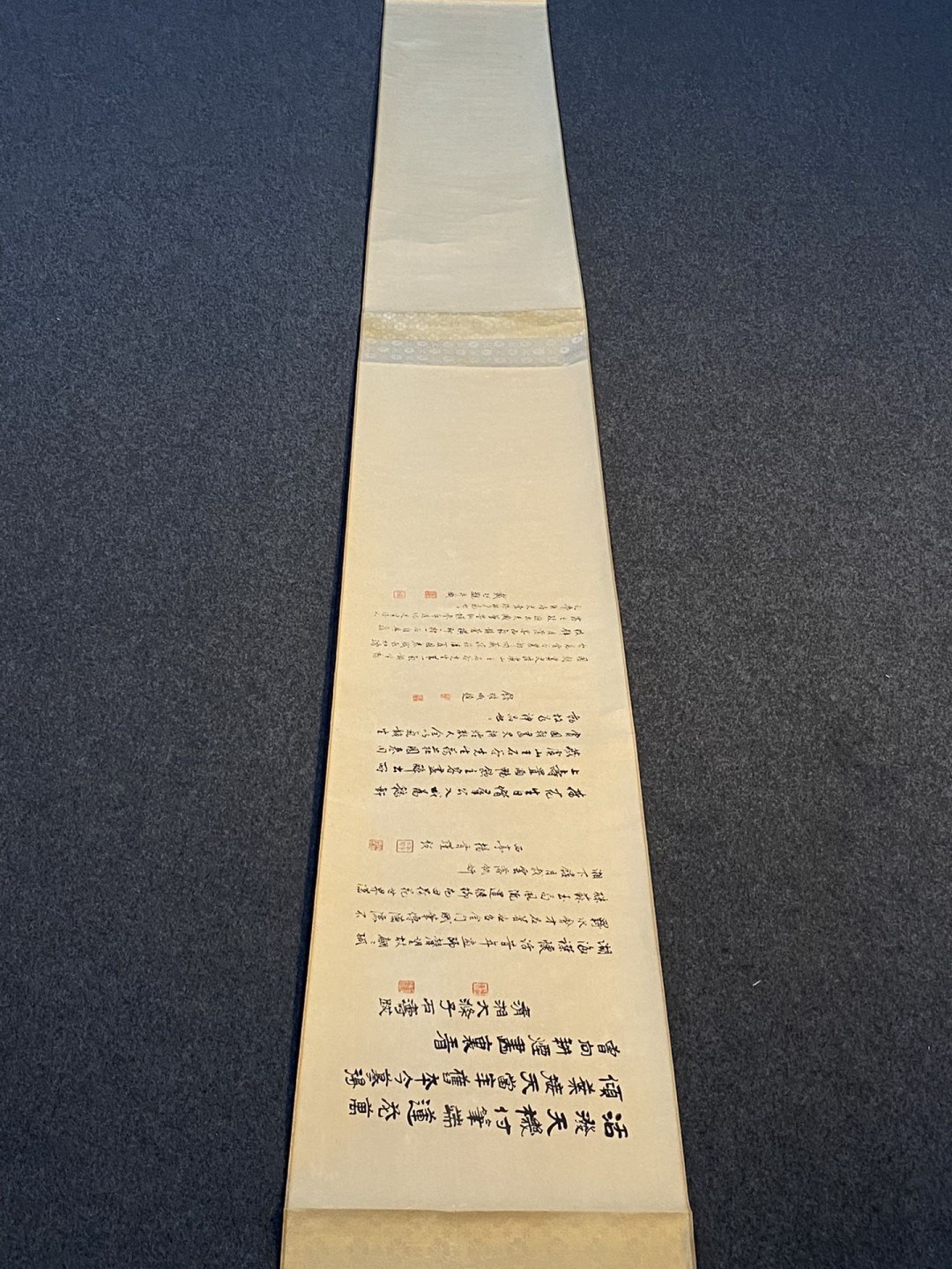 王翚绢本荷莊清夏图长卷