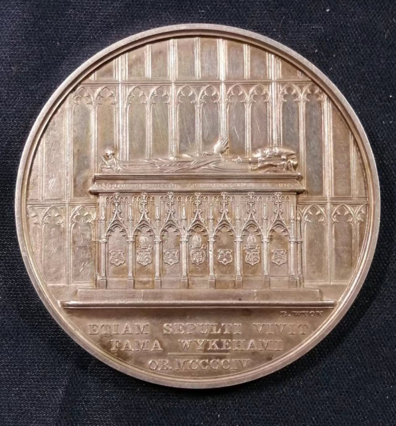 庆七一“白银”专场 1912年温彻斯特学院颁发银奖章