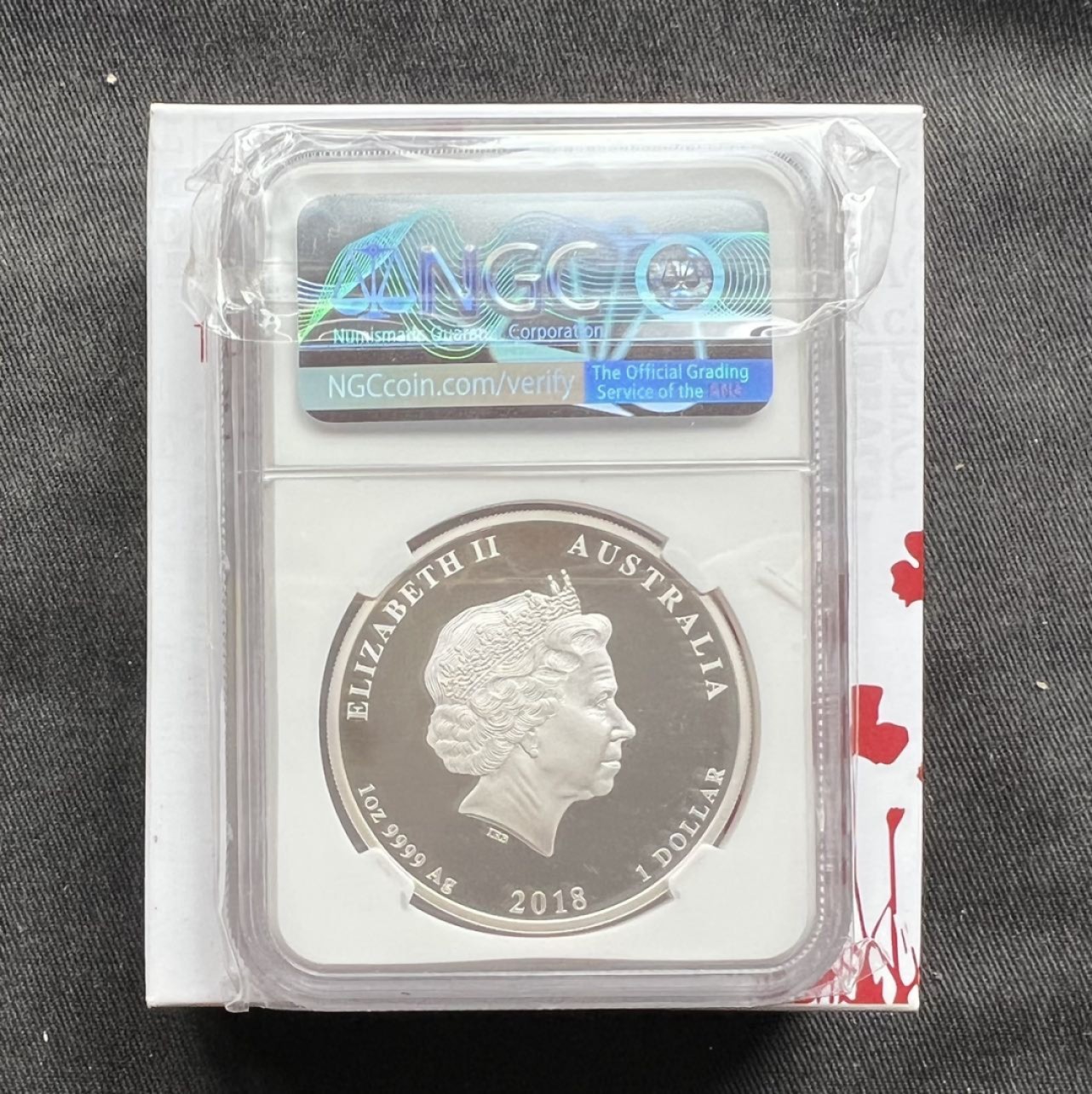 【钱币赏析】【澳大利亚】2018一战百年 ngc70