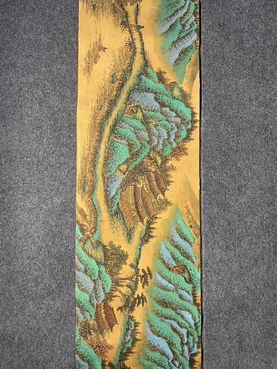 王宠绢本山水长卷 王宠绢本山水长卷