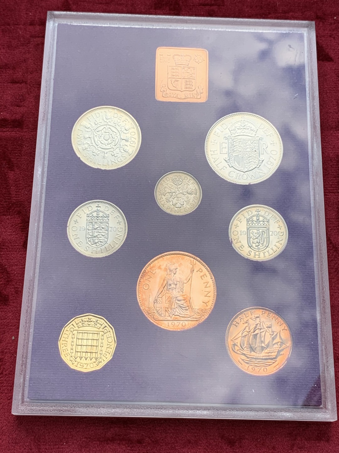 《竞宝斋》第67场-本周日，周一，周四.3场连拍（全场不限金额包邮） 1970年 英国精制套币，最后的12进制的英国套币。经典品种，未来可期