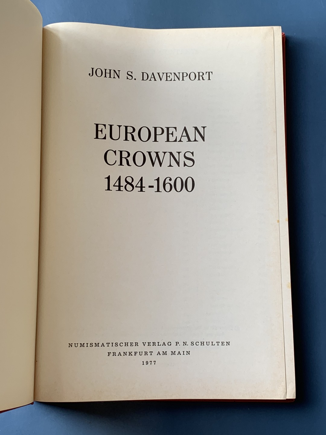 《竞宝斋》第67场-本周日，周一，周四.3场连拍（全场不限金额包邮） 达文波特 欧洲克朗型主币目录  1484-1600 是标准目录的同时本身也是收藏品