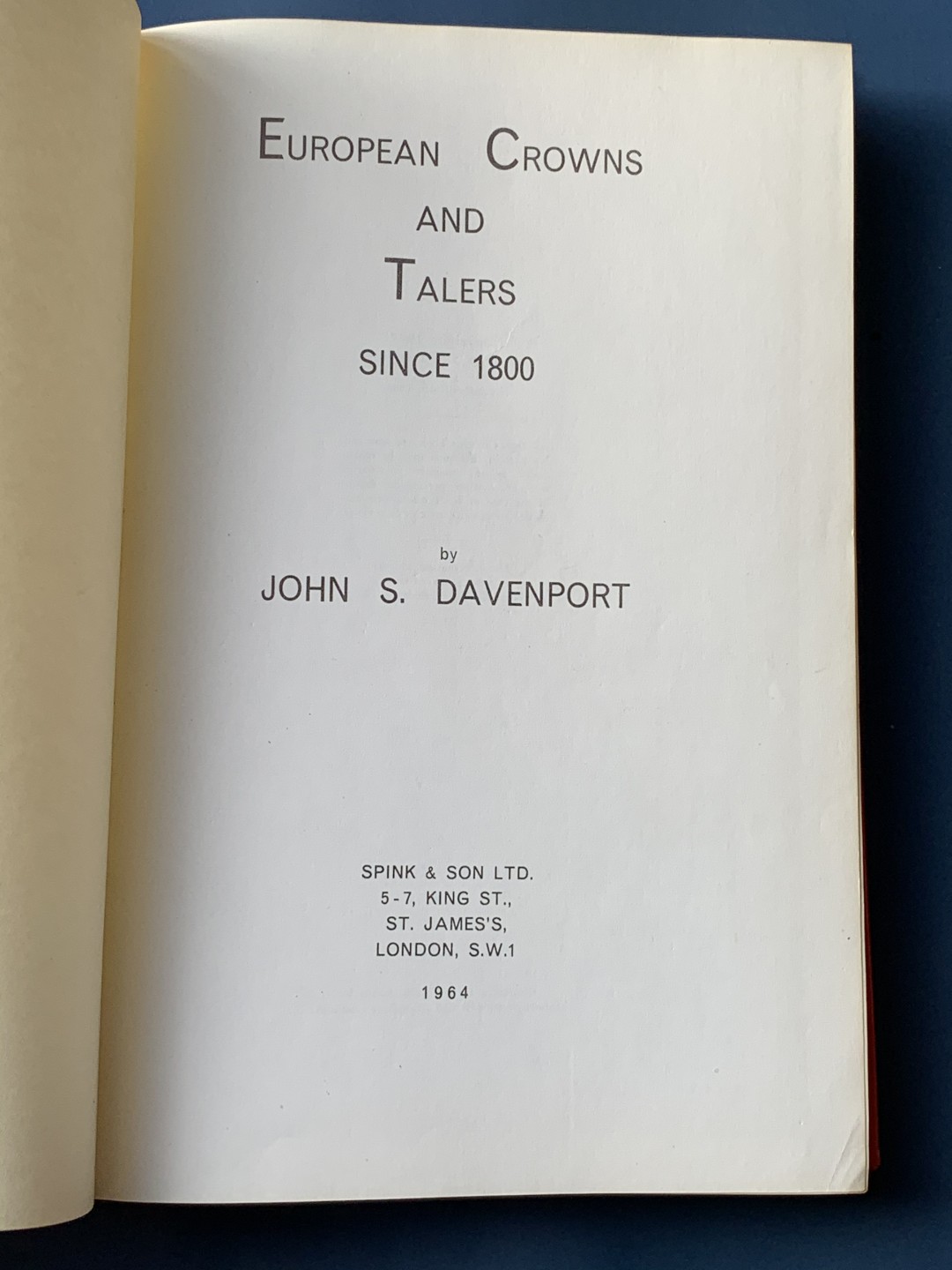 《竞宝斋》第67场-本周日，周一，周四.3场连拍（全场不限金额包邮） 达文波特 欧洲泰勒 1800-1966 是标准目录的同时本身也是收藏品