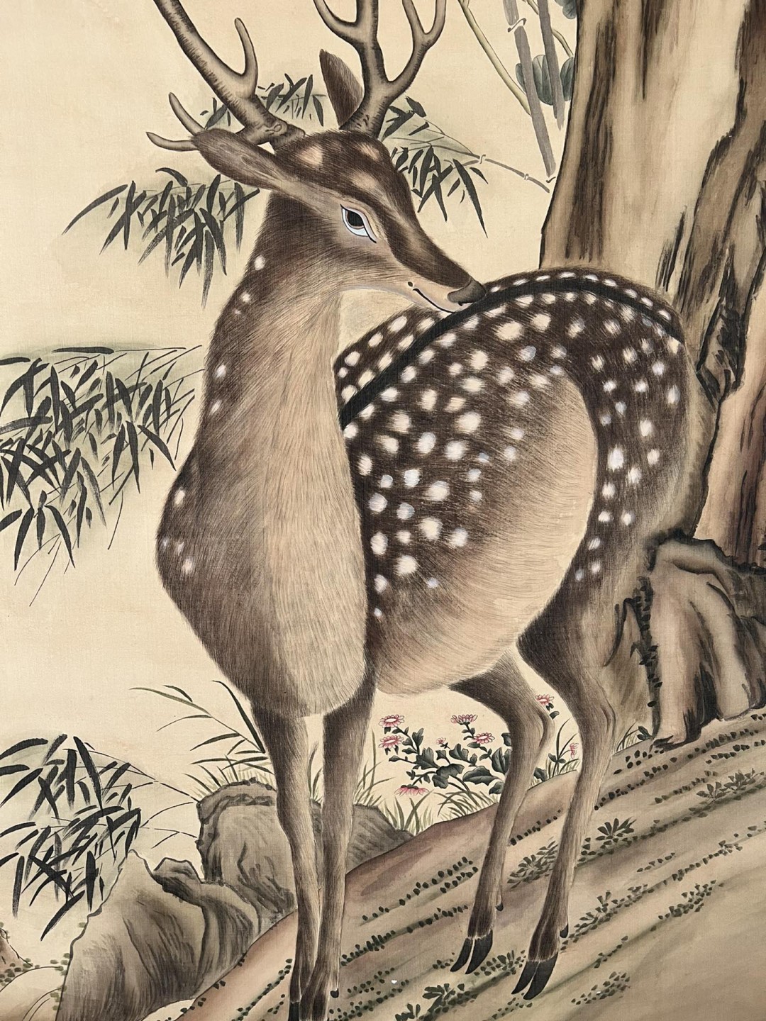 沈铨精品丝绢画