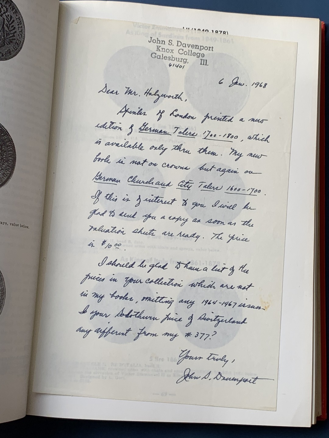 《竞宝斋》第67场-本周日，周一，周四.3场连拍（全场不限金额包邮） 达文波特 欧洲泰勒 1800-1966 是标准目录的同时本身也是收藏品