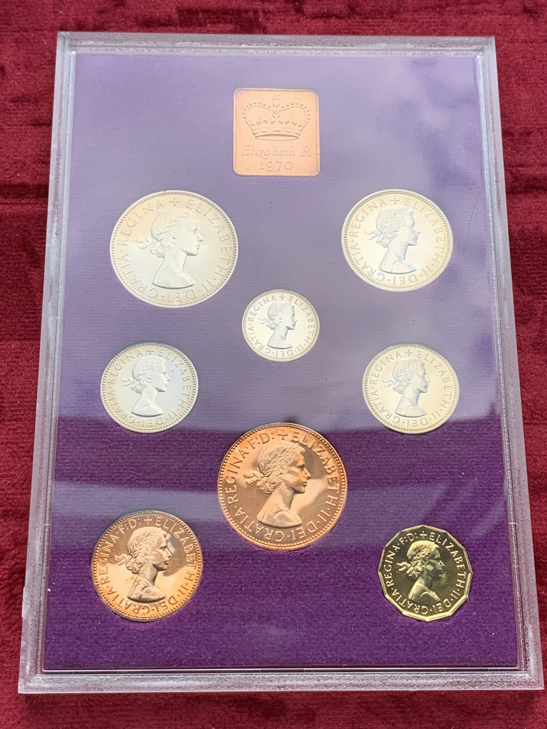 《竞宝斋》第67场-本周日，周一，周四.3场连拍（全场不限金额包邮） 1970年 英国精制套币，最后的12进制的英国套币。经典品种，未来可期