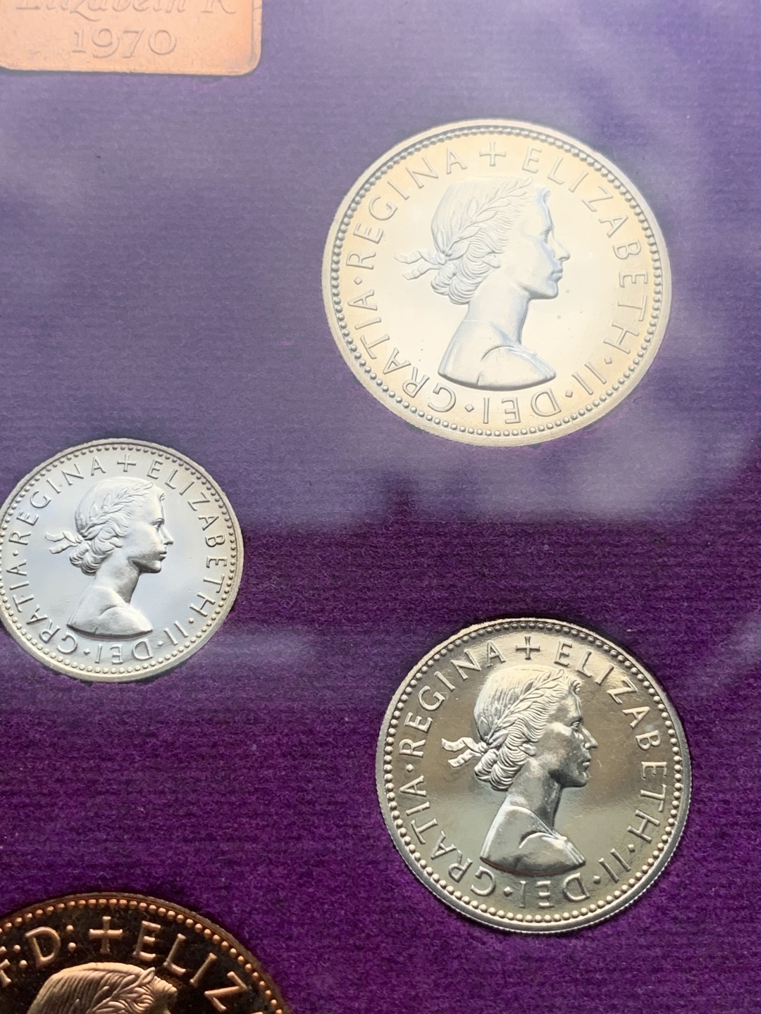 《竞宝斋》第67场-本周日，周一，周四.3场连拍（全场不限金额包邮） 1970年 英国精制套币，最后的12进制的英国套币。经典品种，未来可期