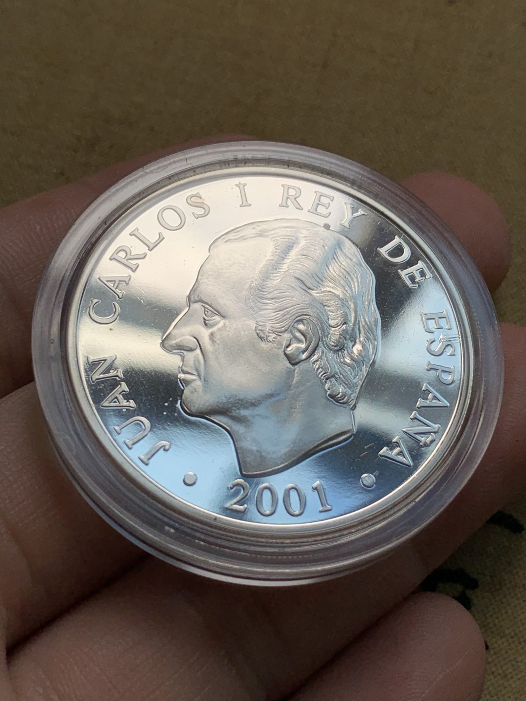 《竞宝斋》第67场-本周日，周一，周四.3场连拍（全场不限金额包邮） 西班牙 2001年 2000比塞塔  925银 27克   Leopoldo Alas Clarin 逝世 100 周年