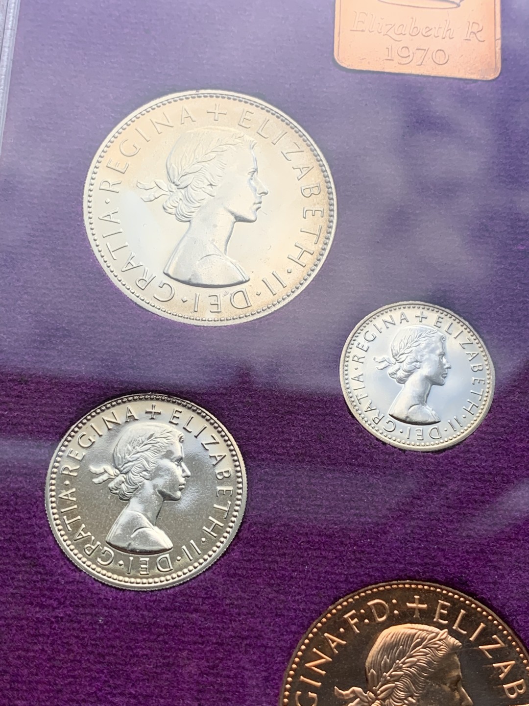 《竞宝斋》第67场-本周日，周一，周四.3场连拍（全场不限金额包邮） 1970年 英国精制套币，最后的12进制的英国套币。经典品种，未来可期