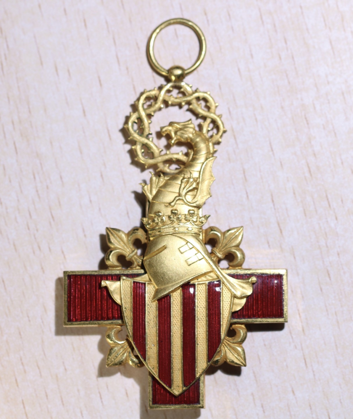 大猫徽章拍卖第195期 银质共济会“大米德尔塞克斯旗帜”分会奖章 英国伦敦学院奖章（铜质）一组两枚