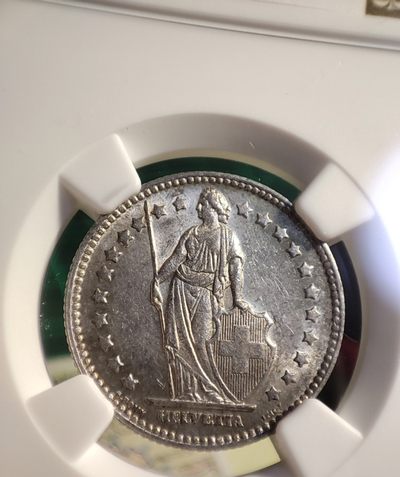 gush小明220626 NGC1921瑞士1法郎银币