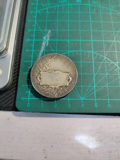 gush小明220626 法国教育类镀银铜章