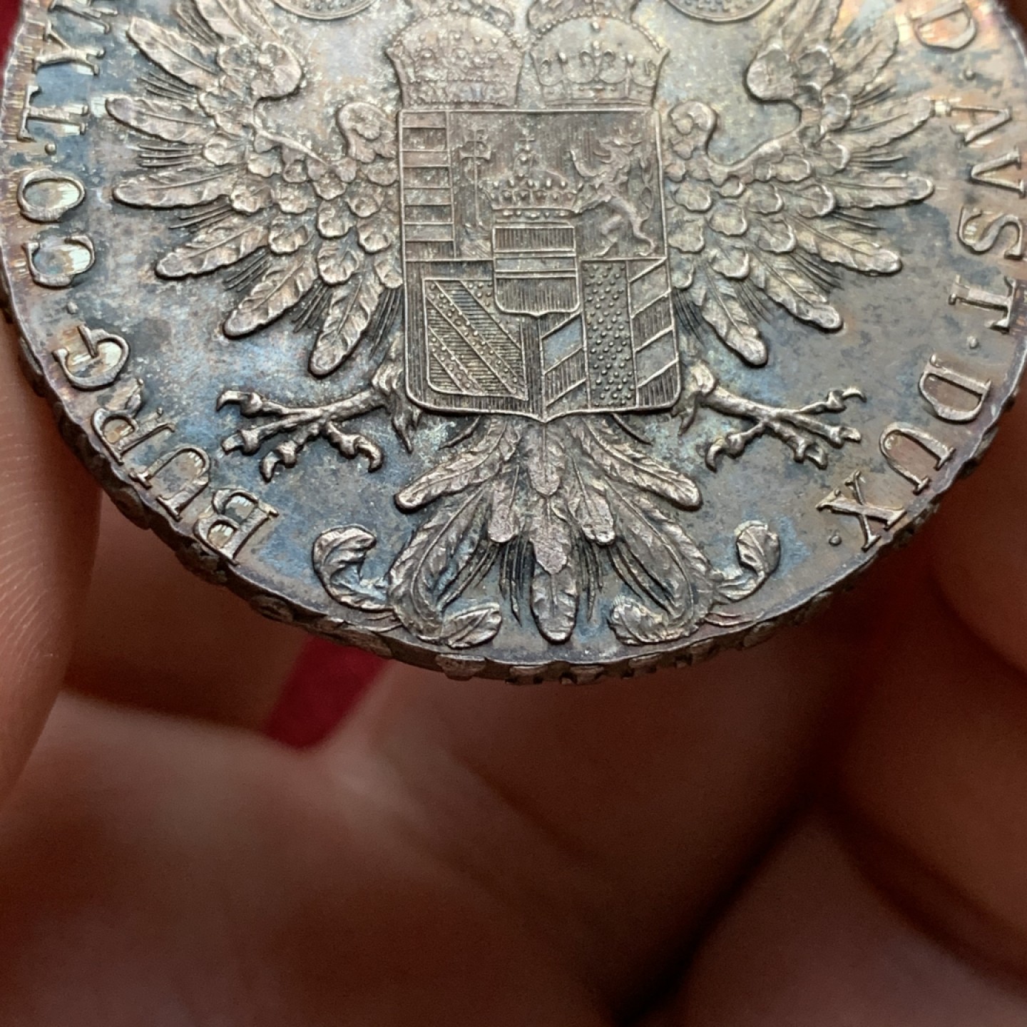 《竞宝斋》第67场-本周日，周一，周四.3场连拍（全场不限金额包邮） 奥地利 1780年 大奶妈 泰勒银币  双须版 双面超五彩  非常难得