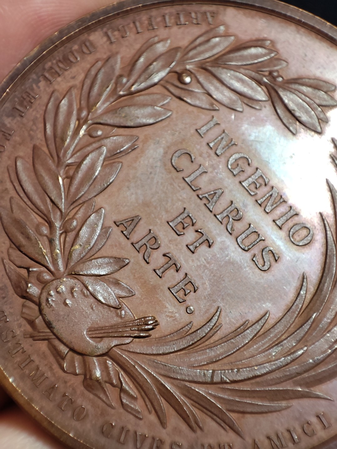 gush小明220626 瑞典1876画家纪念铜章