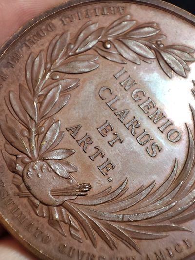 gush小明220626 瑞典1876画家纪念铜章