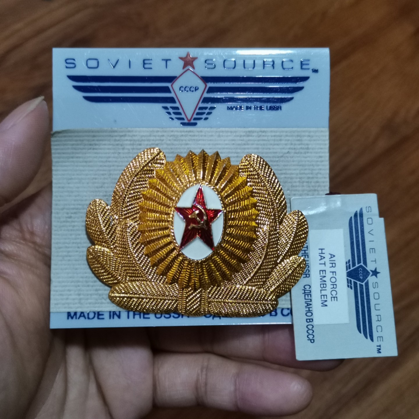 世界勋奖徽章拍卖第17期 前苏联对外出口帽徽小徽章