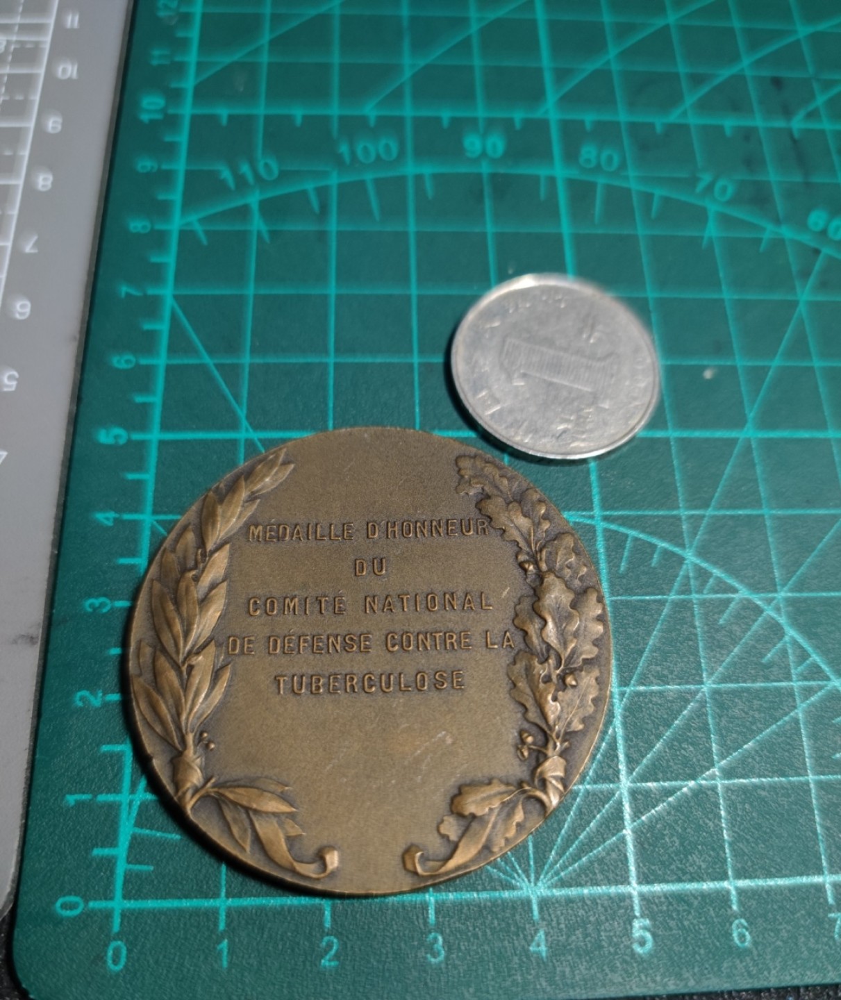 gush小明220626 我的太阳 法国结核病防御纪念铜章