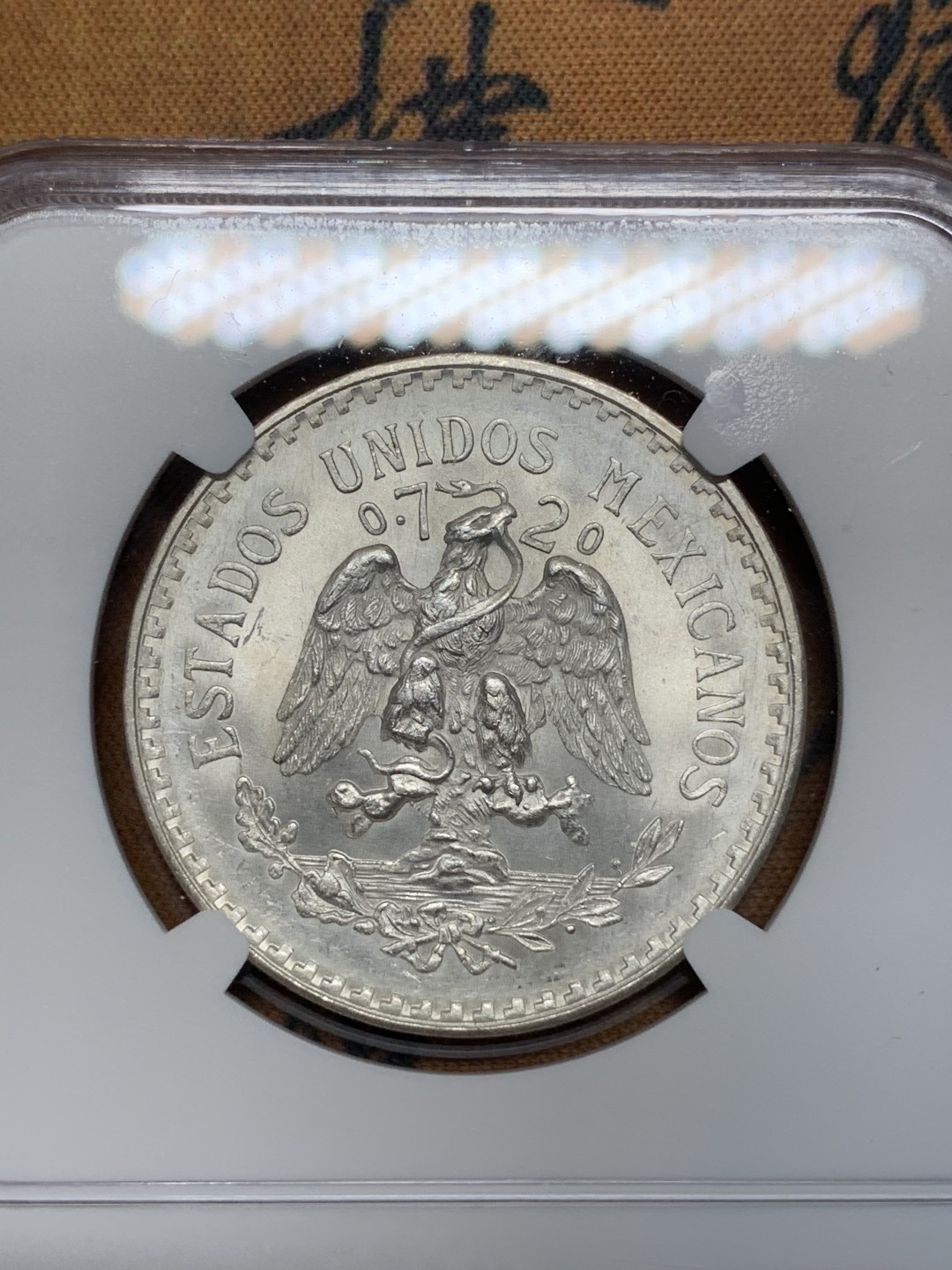 《竞宝斋》第67场-本周日，周一，周四.3场连拍（全场不限金额包邮） NGC-MS65 墨西哥 1932年 1比索 鹰洋 “9”开口版较少见 原光好品银币