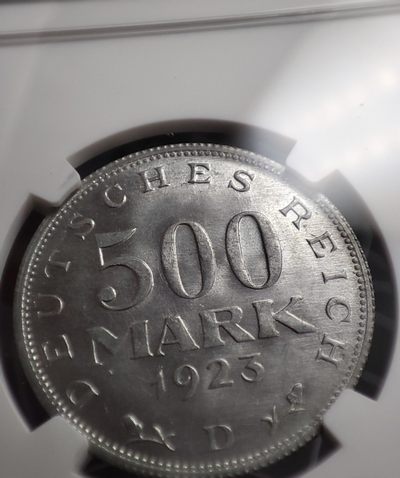 gush小明220626 NGC德国1923铝500马克