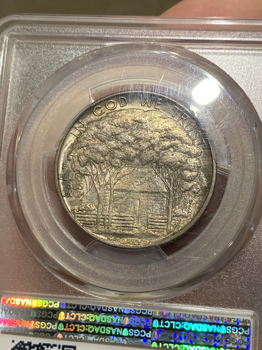 《竞宝斋》第67场-本周日，周一，周四.3场连拍（全场不限金额包邮） PCGS MS65 美国1922年 格兰特 半美元银币 少见品种 67,350枚的发行量 对美币来说确实不多 