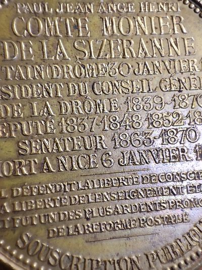 gush小明220626 法国政治家铜章1878