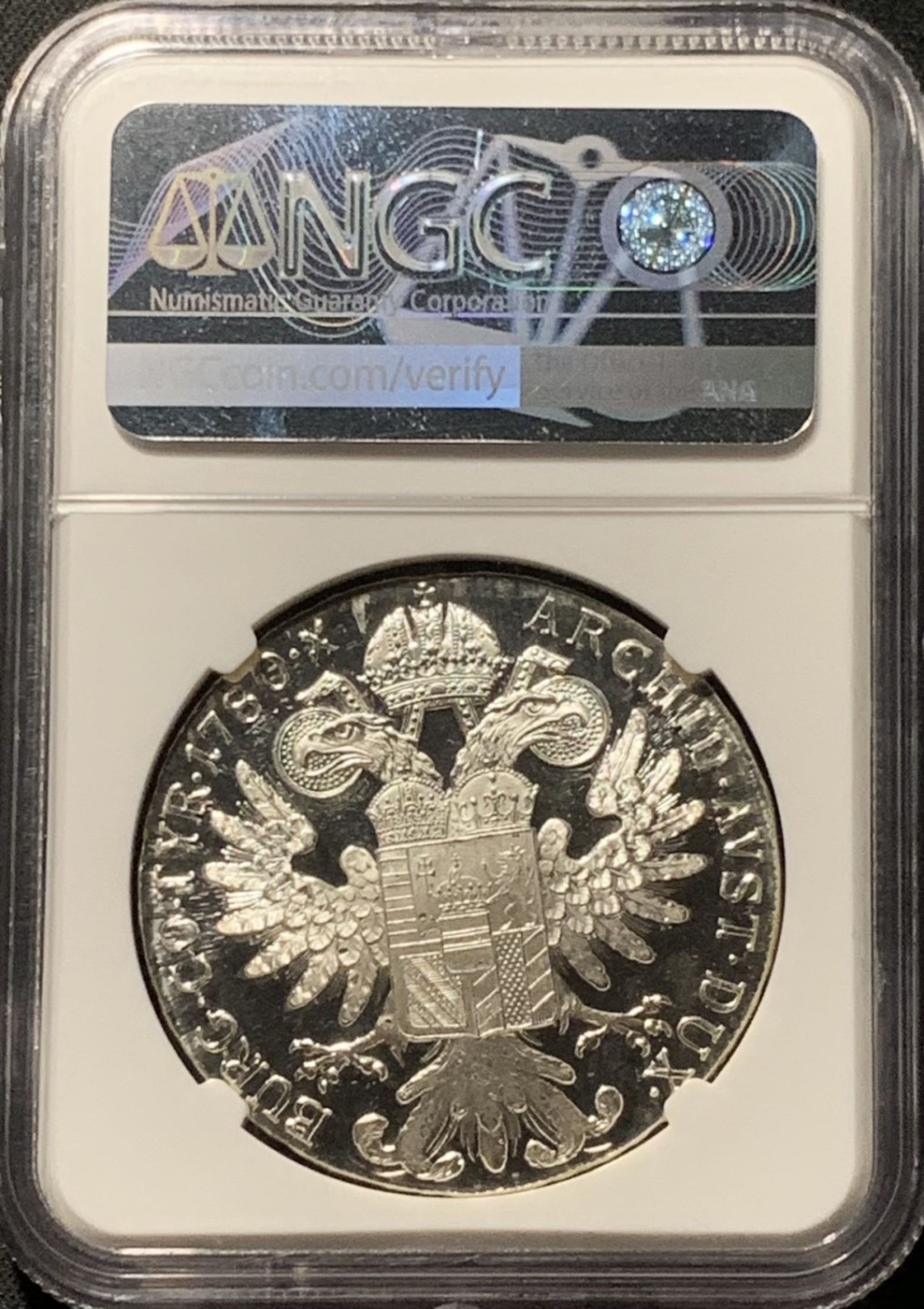 紫瑗钱币——第324期拍卖 奥地利 1780年 特蕾莎·玛格丽特 1泰勒 银币 NGC PR67 UC