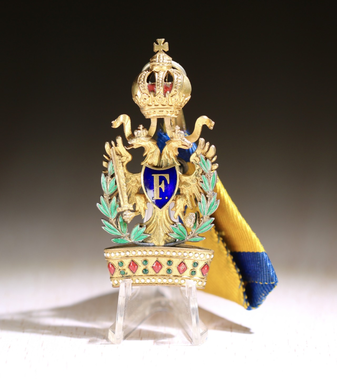 大猫徽章拍卖第195期 奥匈帝国骑士级铁王冠勋章