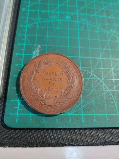 gush小明220626 瑞典1876画家纪念铜章