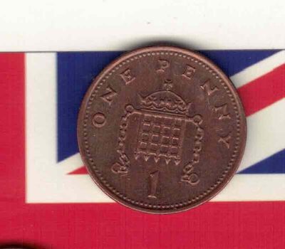 英国2002年1便士 欧洲硬币 实物如图 八五品 - 英国2002年1便士 欧洲硬币 实物如图 八五品