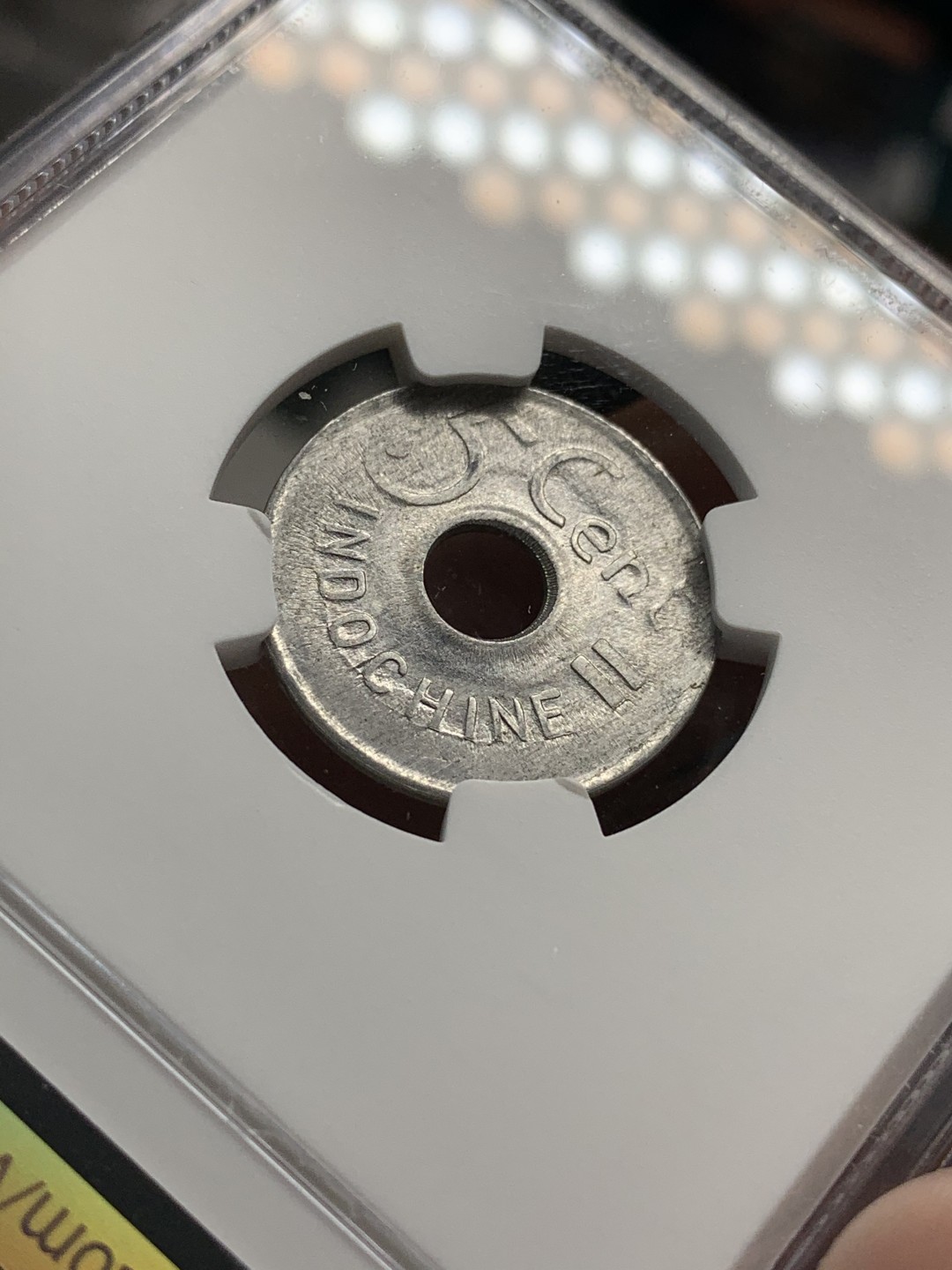 《竞宝斋》第67场-本周日，周一，周四.3场连拍（全场不限金额包邮） NGC-MS64 法国印度支那 1943年 5分 铝币 也是属于坐洋系列晚期的一个辅币