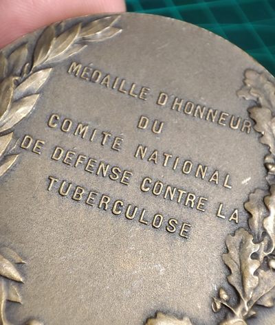 gush小明220626 我的太阳 法国结核病防御纪念铜章