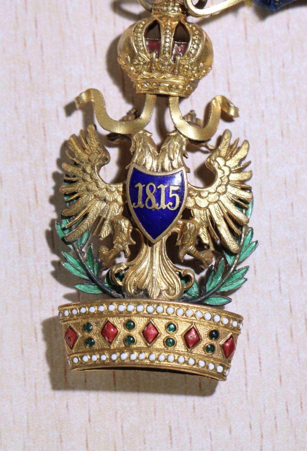 大猫徽章拍卖第195期 奥匈帝国骑士级铁王冠勋章