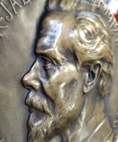 gush小明220626 法国1914公共教育总督查高浮雕大铜章