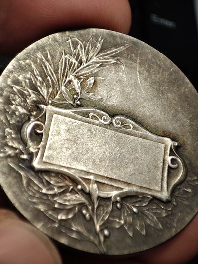 gush小明220626 法国教育类镀银铜章