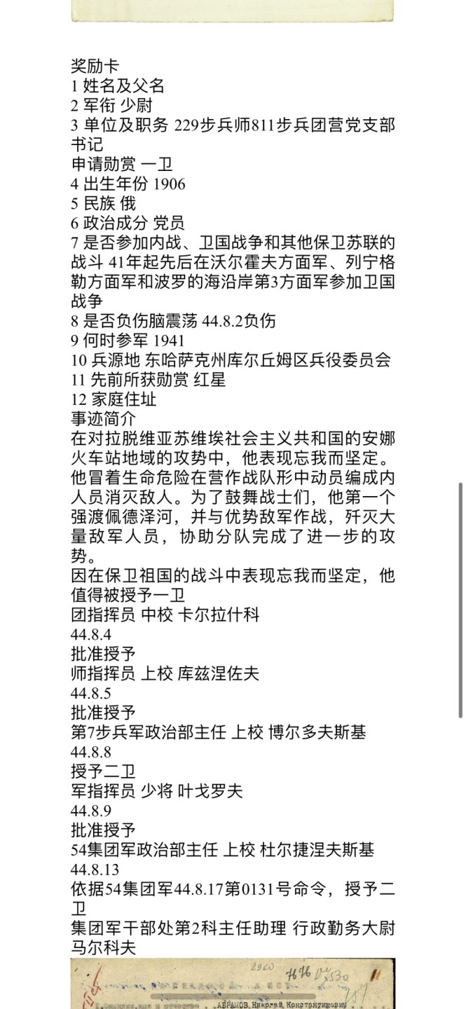 大猫徽章拍卖第195期 苏联43二卫 全品 档案齐全