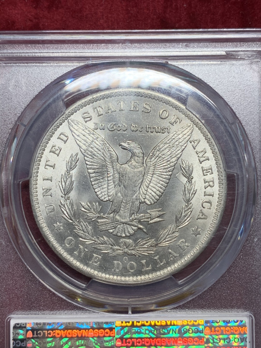 《竞宝斋》第67场-本周日，周一，周四.3场连拍（全场不限金额包邮） PCGS MS64 美国 1884年 O版 摩根 银币 不常见的年份 状态也非常好