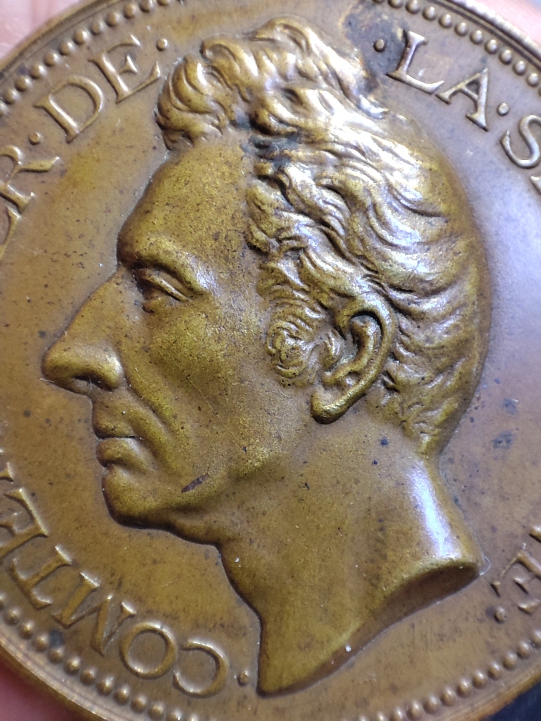 gush小明220626 法国政治家铜章1878